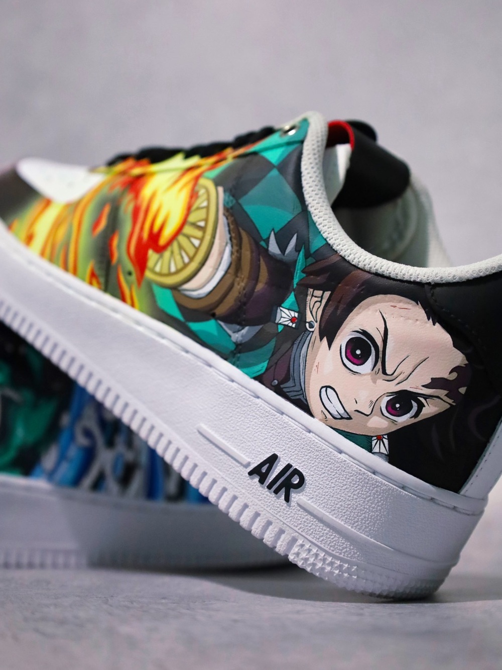 Custom “Demon Slayer” AF1’s 🌊⚔️ - Picture 3 of 9